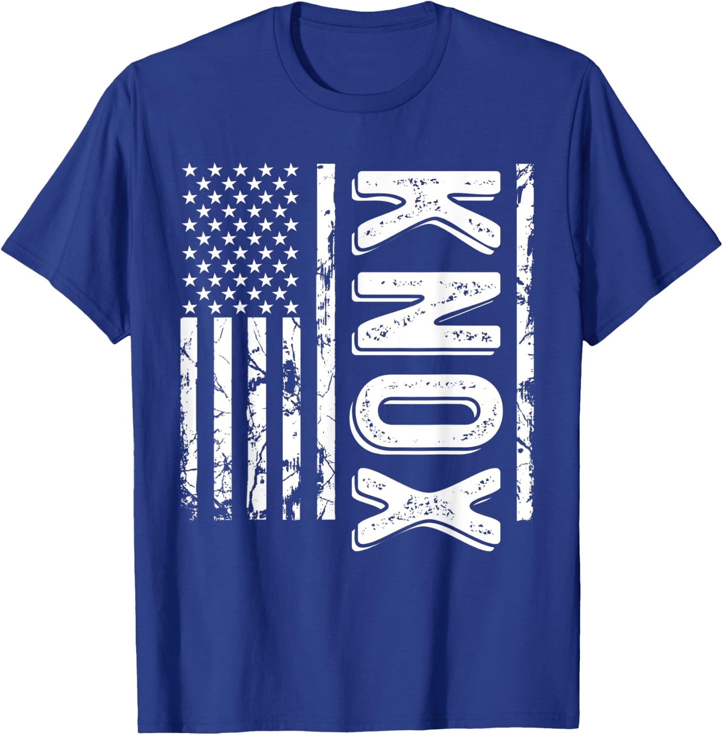 Knox Last Name Funny Surname Team Knox Family T-Shirt - T-Shirt | Royal