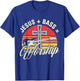 Jesus + Bass = Worship Bass Lover Music Lover Worship T-Shirt - T-Shirt | Royal