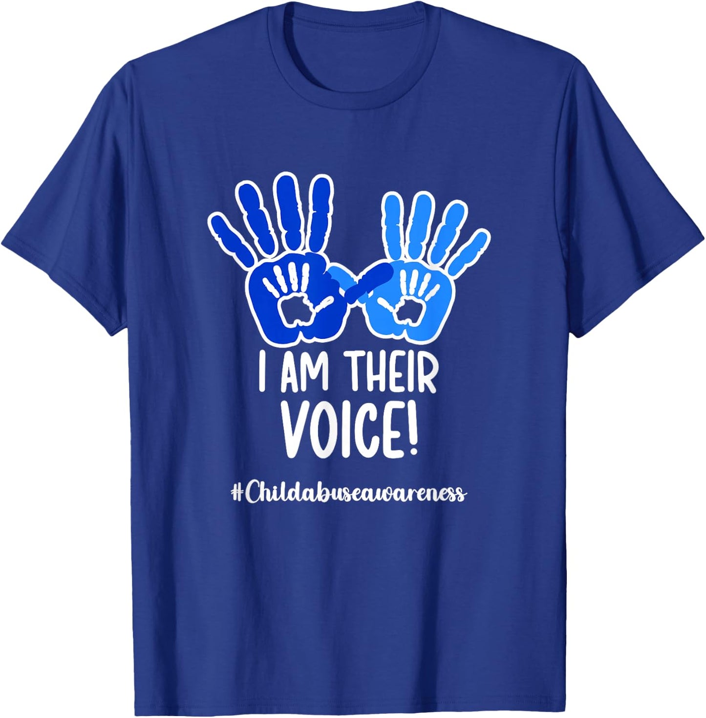 Child Abuse Prevention Month Child Abuse Awareness T-Shirt - T-Shirt | Royal