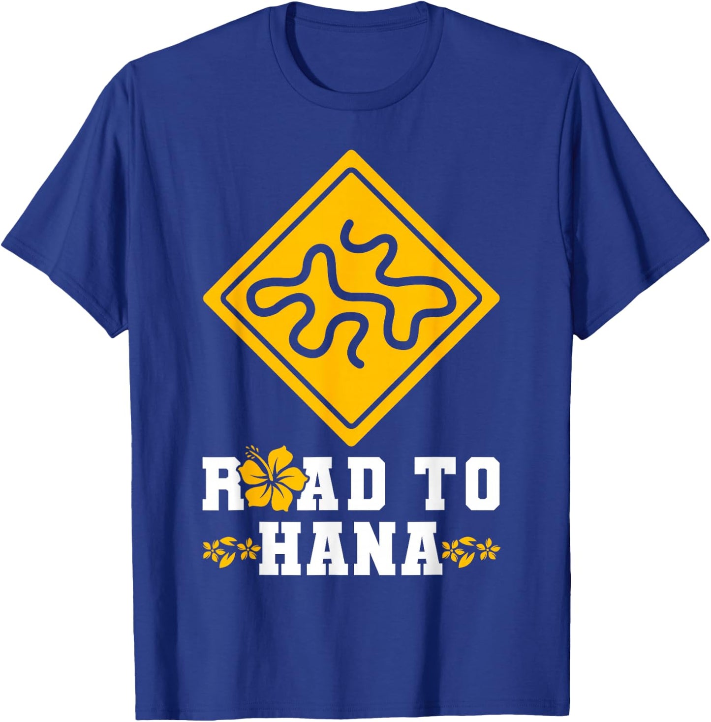 Hawaiian Islands Vintage Souvenir Road To Hana T-Shirt - T-Shirt | Royal