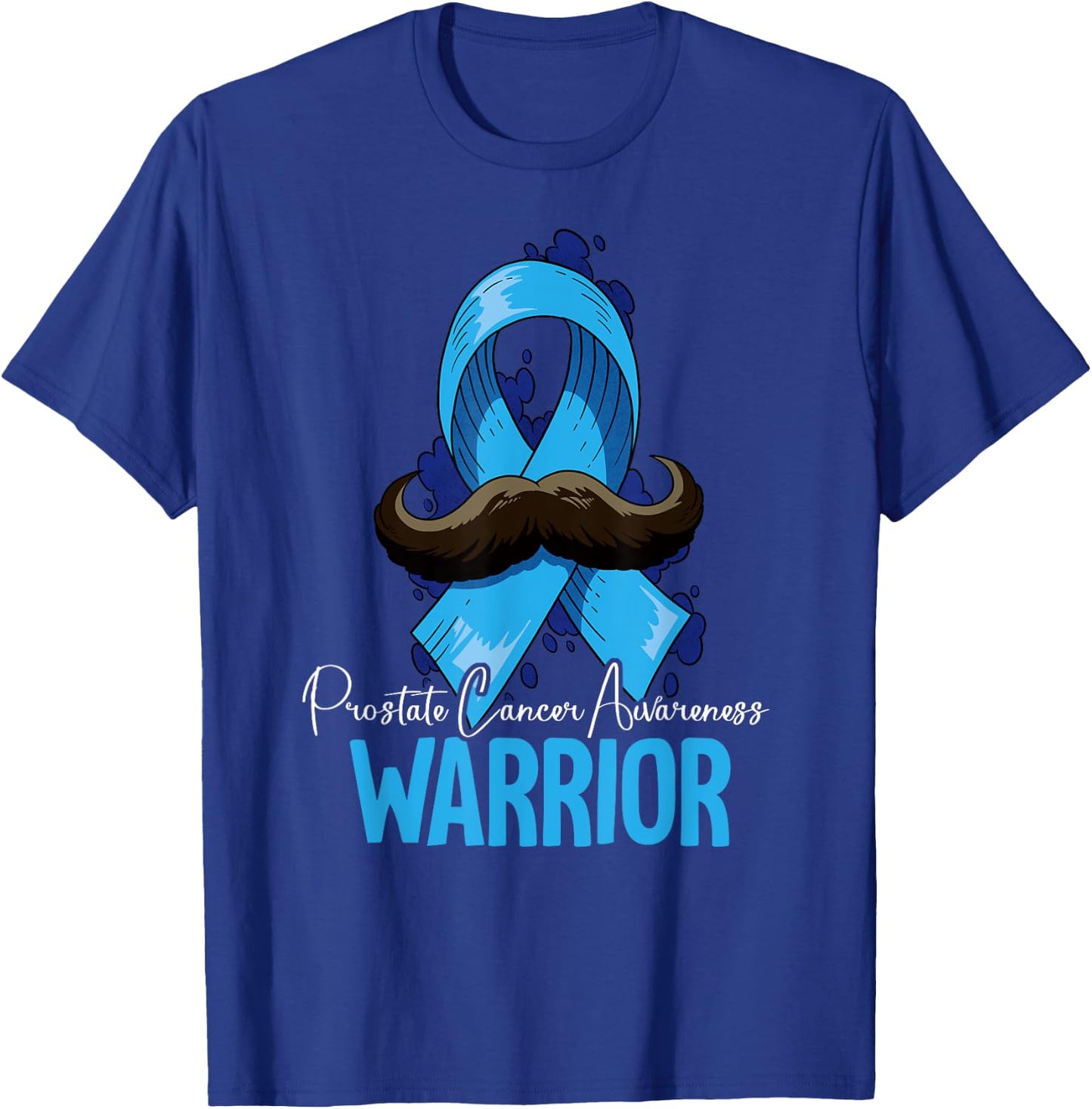 Warrior Prostate Cancer Awareness T-Shirt - T-Shirt | Royal