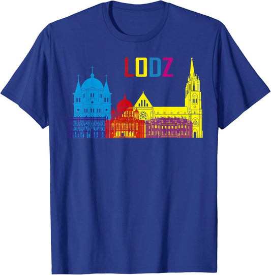Travel Europe Poland Lodz Polska Polish Vacation Souvenir T-Shirt - T-Shirt | Royal