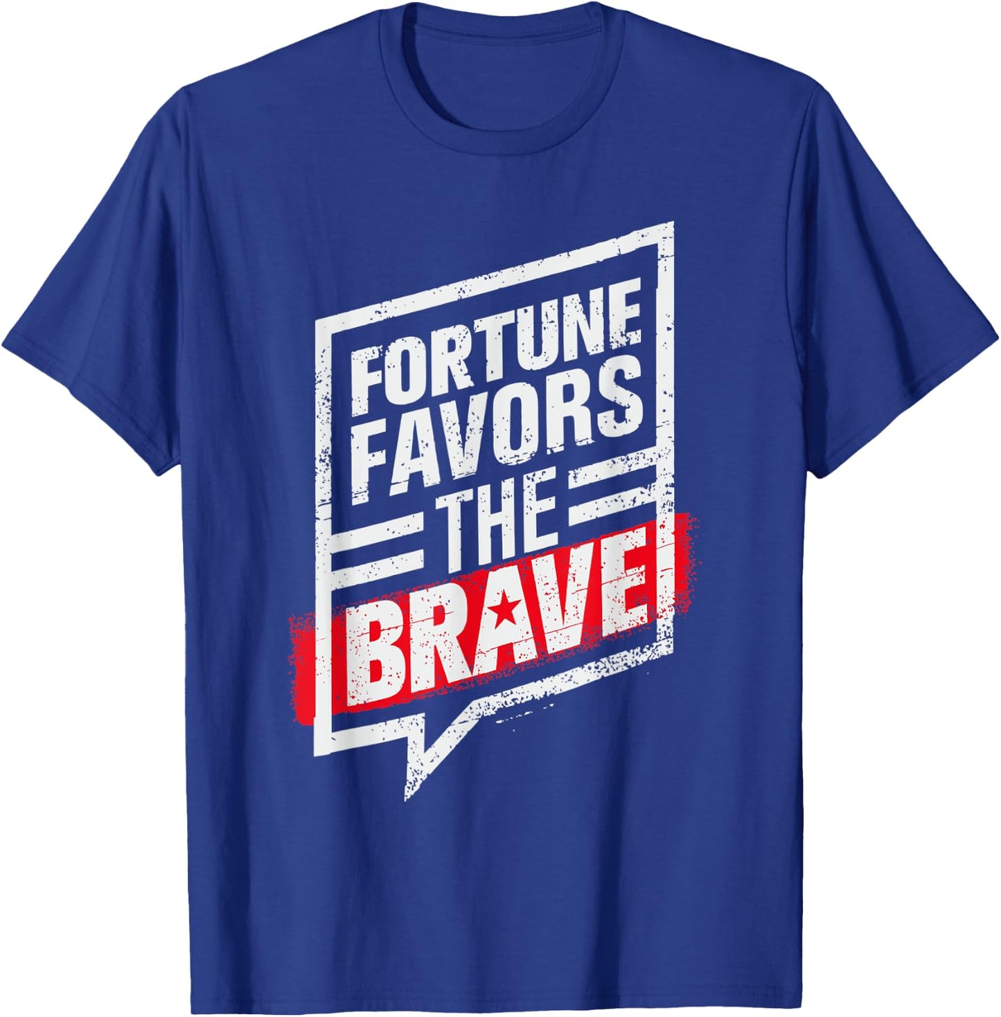 Fortis Fortuna Adiuvat - Latin - Fortune Favors The Brave T-Shirt - T-Shirt | Royal