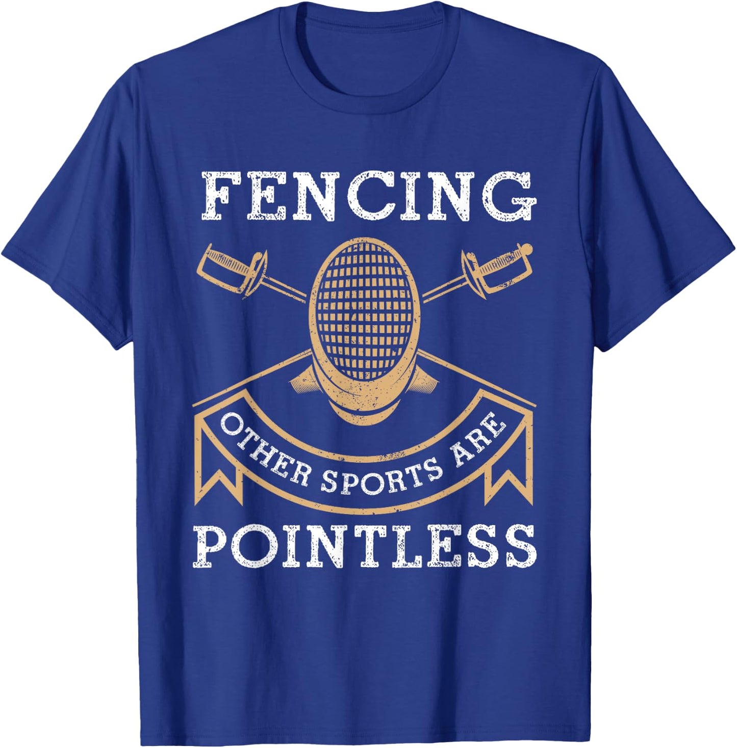 Funny Fencing Design Women Kids Fencing Sport Fencer T-Shirt - T-Shirt | Royal