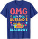 It's My Birthday Husband Gift Family Happy Birthday T-Shirt - T-Shirt | Royal