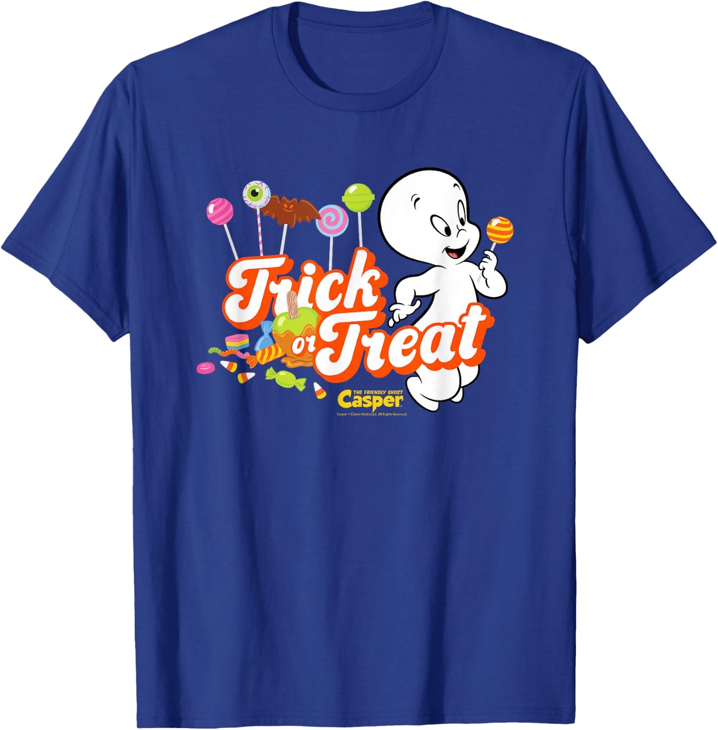 Casper the Friendly Ghost Halloween T-Shirt - T-Shirt | Royal