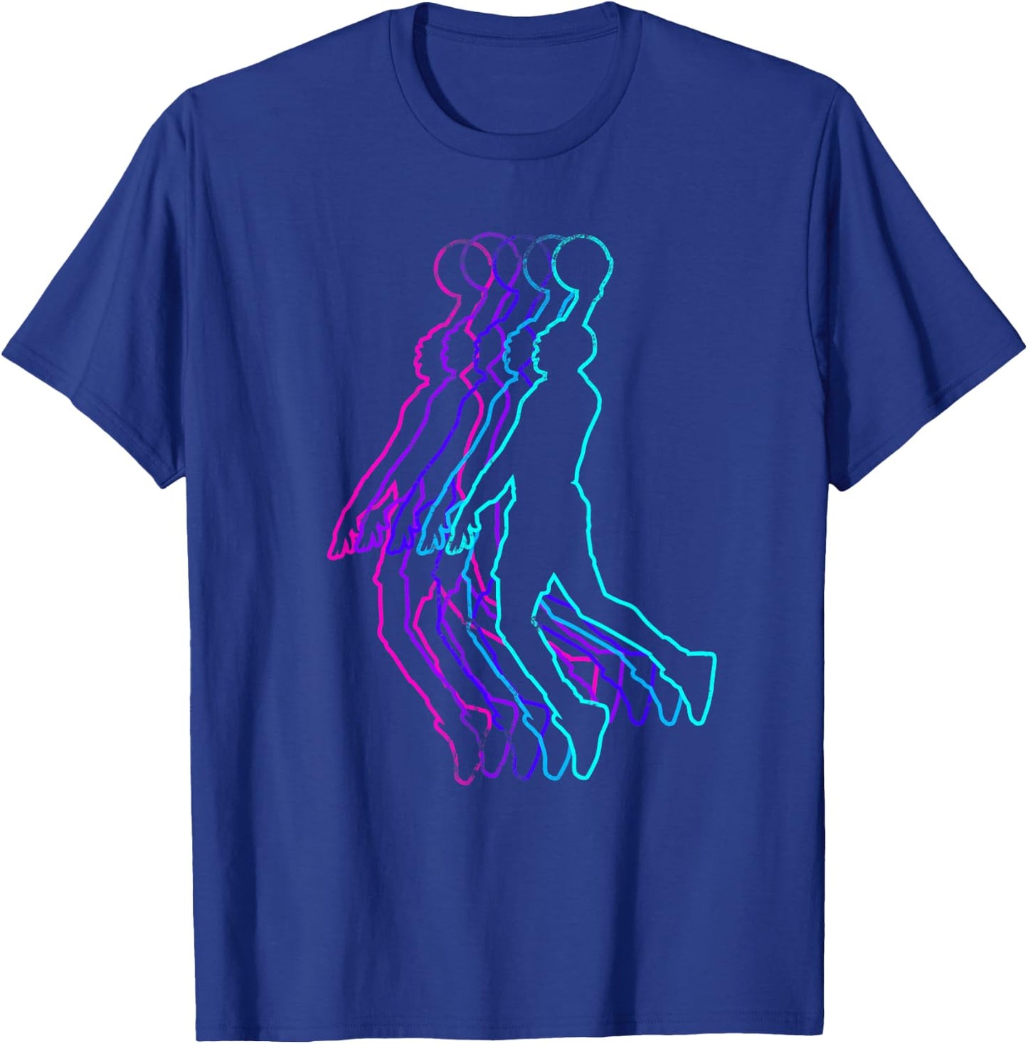 Basketball Kids Youth Player Slam Dunk Teens T-Shirt - T-Shirt | Royal