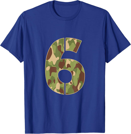 6 Year Old Soldier Military 6th Birthday T-Shirt - T-Shirt | Royal
