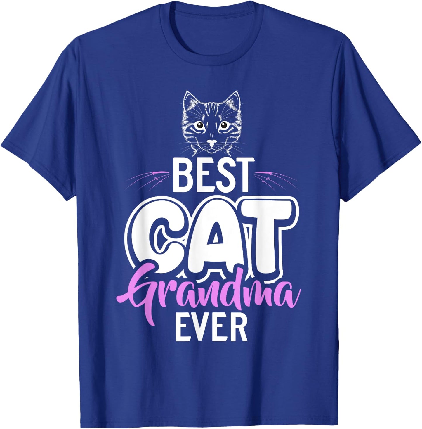 Best Cat Grandma Ever Cat Grandma T-Shirt - T-Shirt | Royal