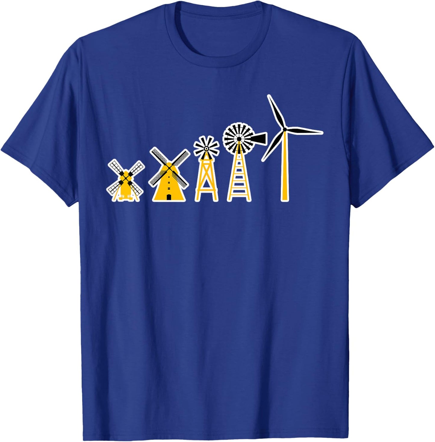 Windmill Technician Windpumps Operator Wind Engineer T-Shirt - T-Shirt | Royal