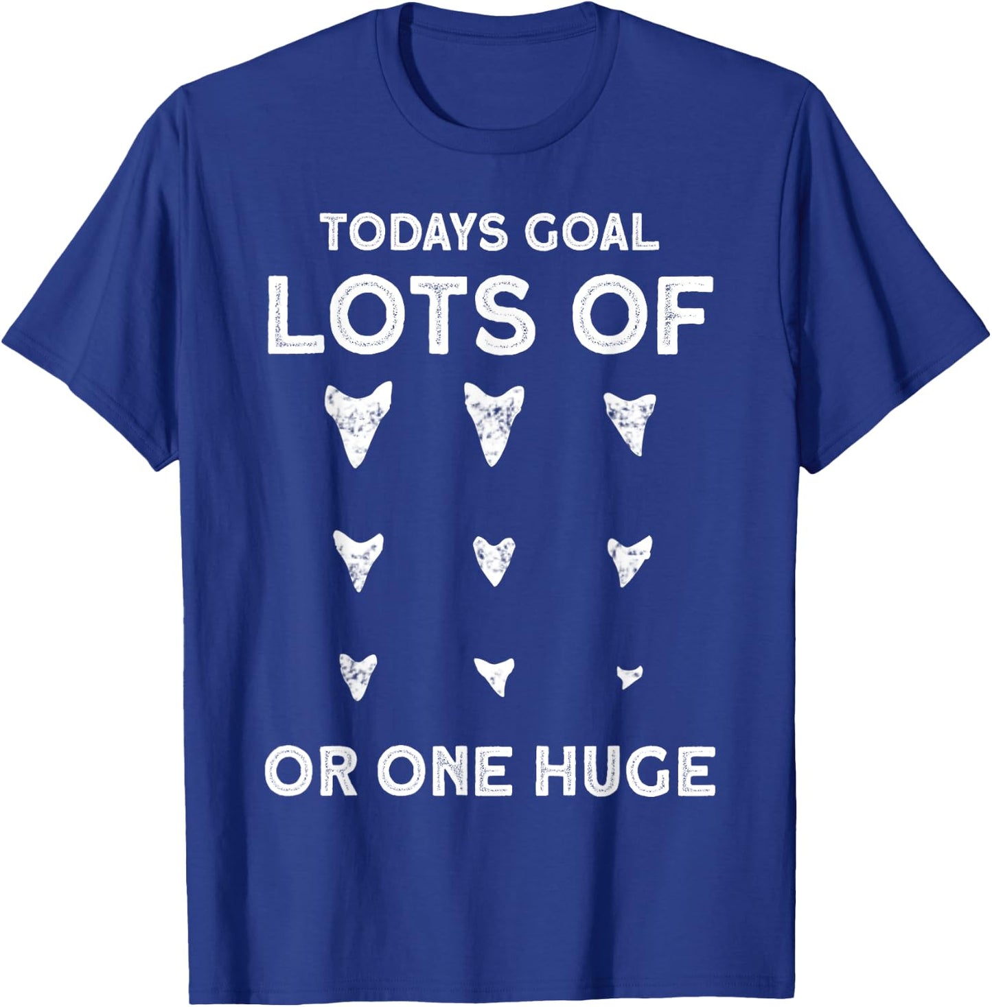 Fossil hunter Shark tooth collector T-Shirt - T-Shirt | Royal