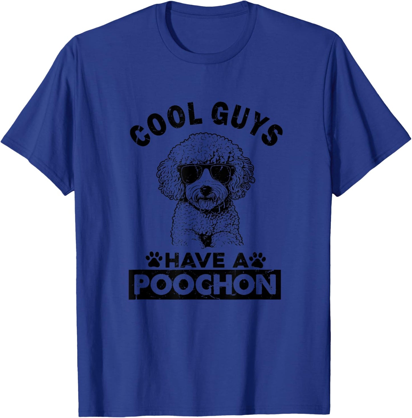 Cool Guys Have a Poochon Funny Poochon Dog Lover Saying Dad Women Kids T-Shirt - T-Shirt | Royal
