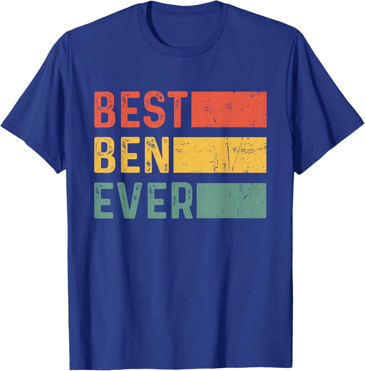 Funny Christmas Birthday Gift Ben - Best Ben Ever T-Shirt - T-Shirt | Royal