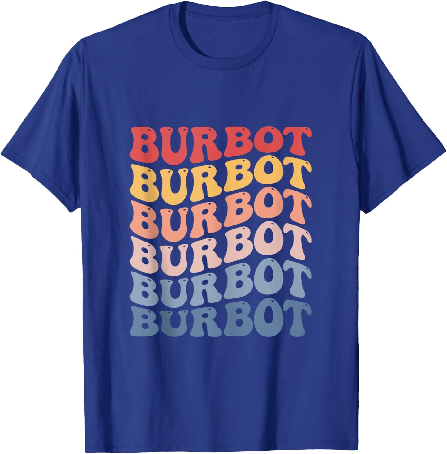 Burbot Groovy Retro Fish T-Shirt - T-Shirt | Royal