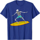 Cool Surfing Art Women Surfboard Surf Coach Surfer T-Shirt - T-Shirt | Royal