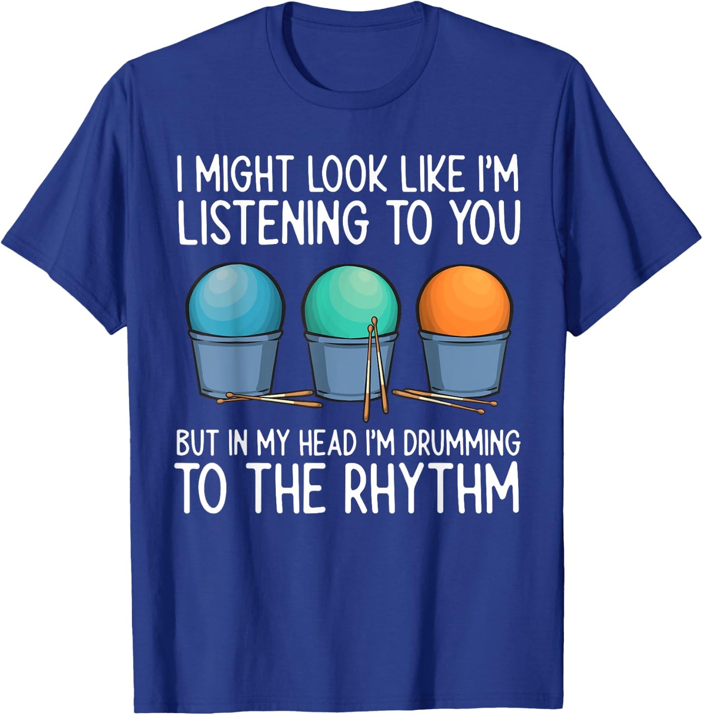 Cardio Drumming Gym Fitness Class Workout T-Shirt - T-Shirt | Royal