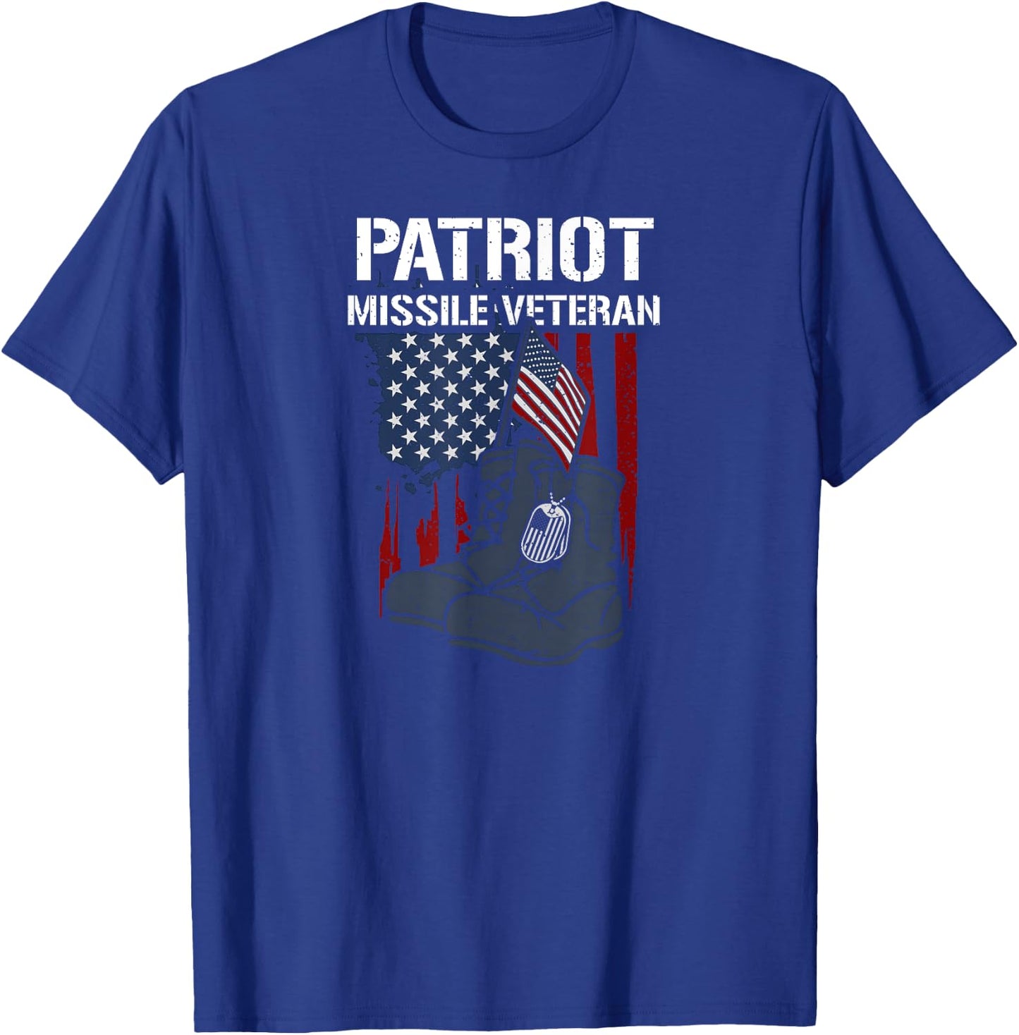 Honor: Patriot Missile Veteran - Memorial Day T-Shirt - T-Shirt | Royal