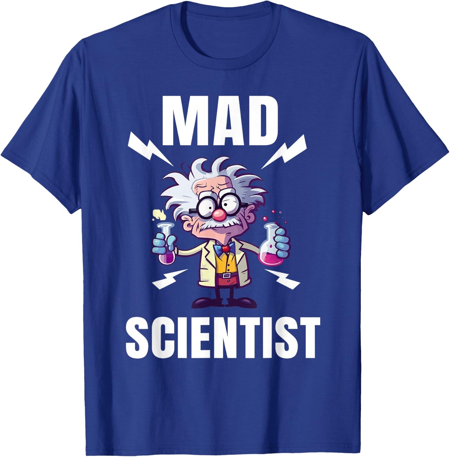 Mad Scientist Shirt Kids Toddler Boys Girls Child Science T-Shirt - T-Shirt | Royal