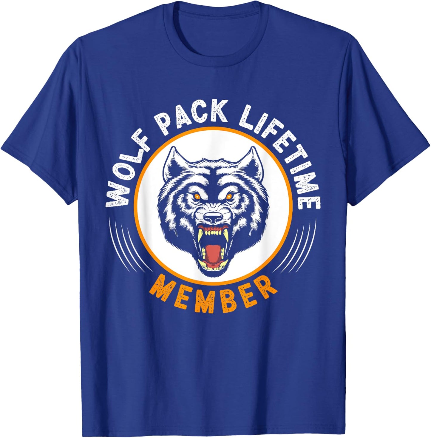 Wolf Pack Lifetime Member T-Shirt - T-Shirt | Royal