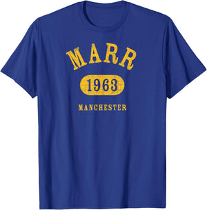 MARR Athletic Design With Details T-Shirt - T-Shirt | Royal