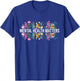 Vintage Wildflower Mental Health Matters Awareness Month T-Shirt - T-Shirt | Royal