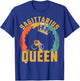 Birthday Afro Sagittarius Queen African American Black Women T-Shirt - T-Shirt | Royal