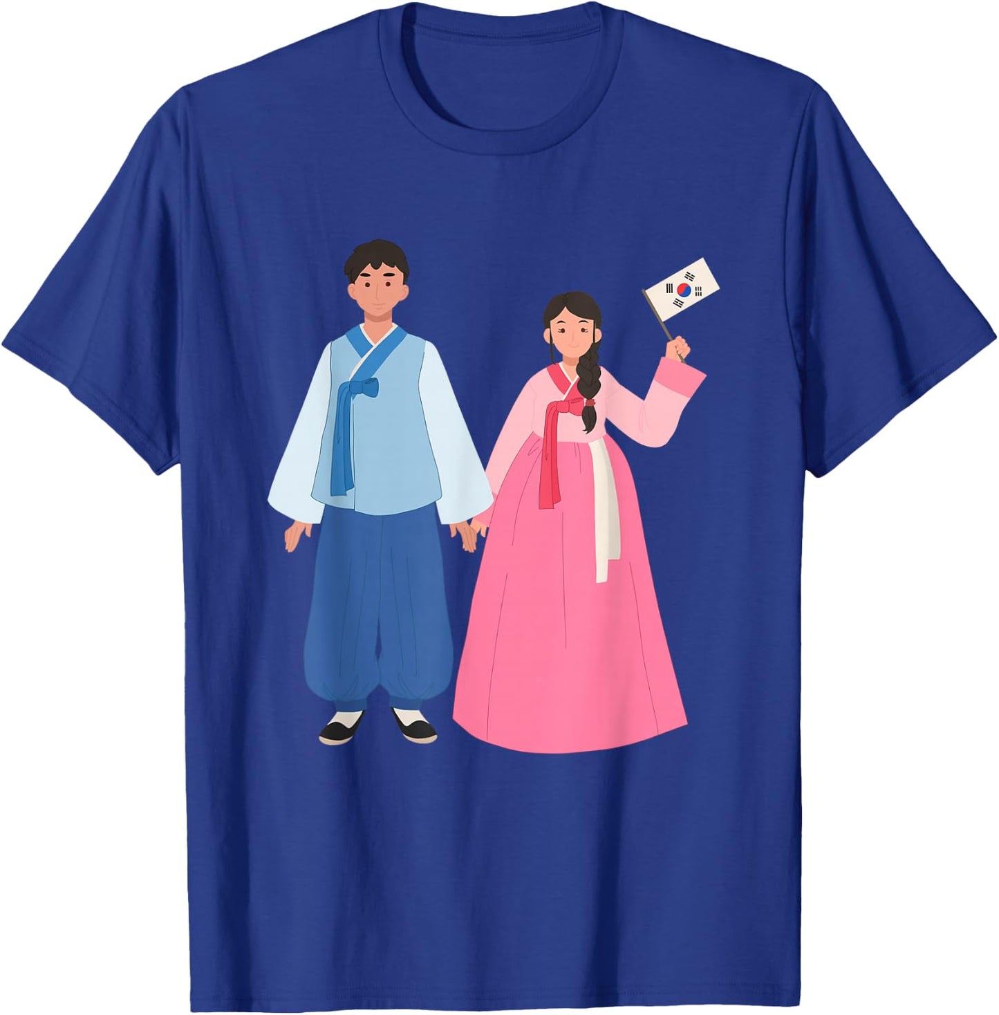 Korean K-Drama Hanbok man woman Chusok T-Shirt - T-Shirt | Royal