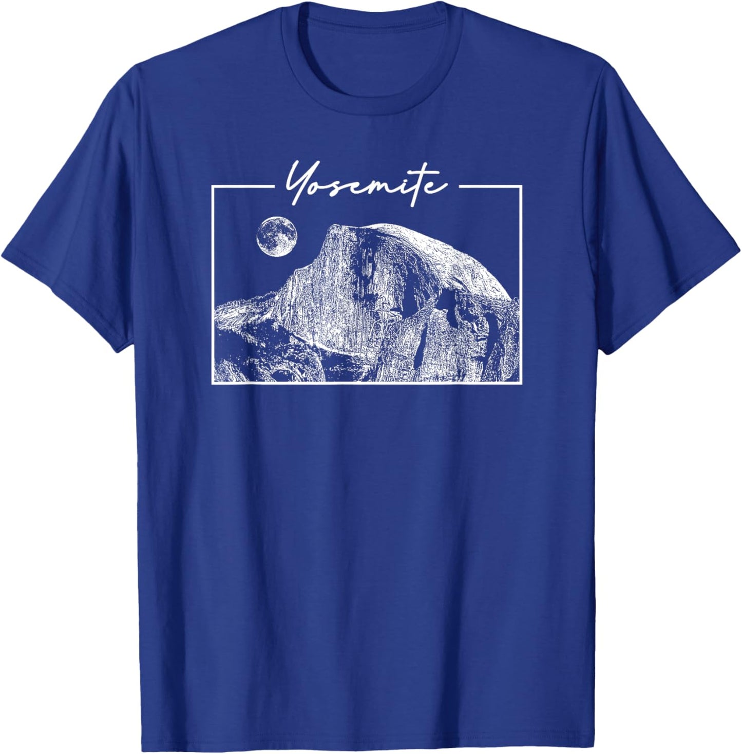 Yosemite California Half-Dome National Park Retro Women T-Shirt - T-Shirt | Royal