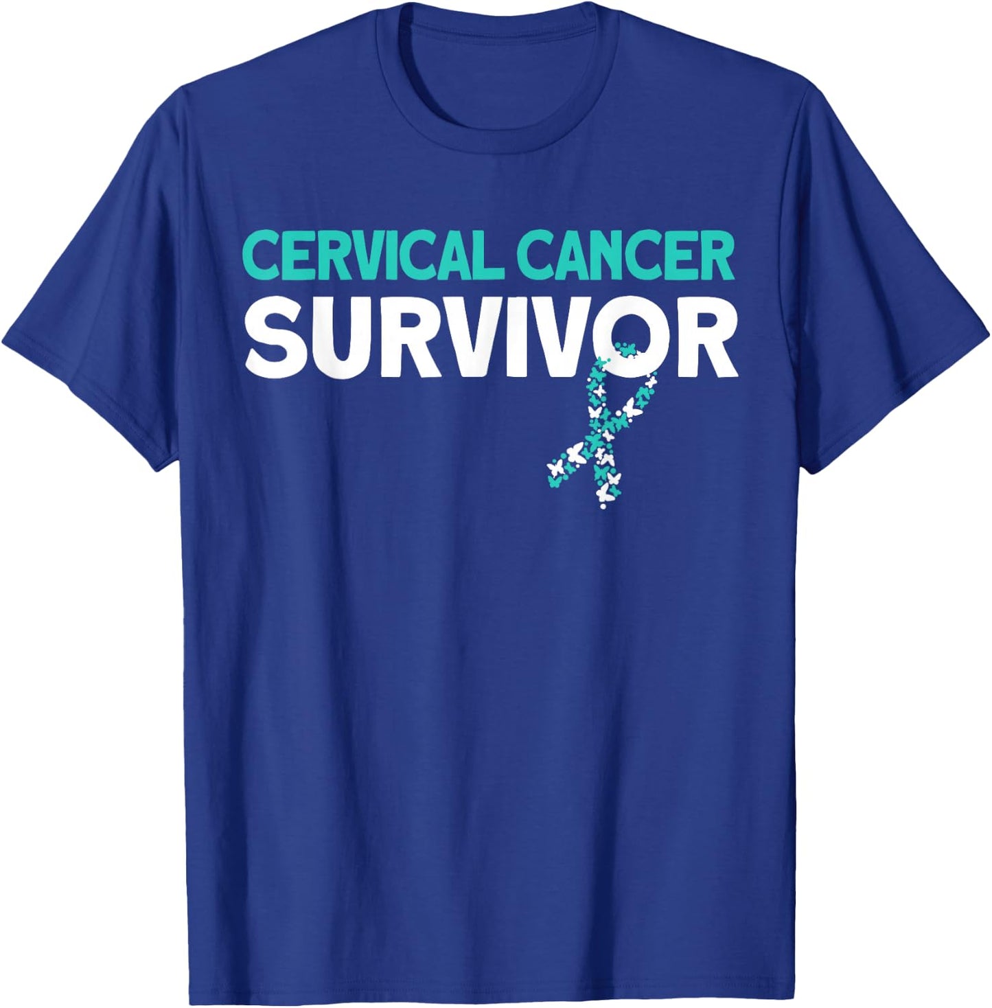 Cervical Cancer Survivor T-Shirt - T-Shirt | Royal