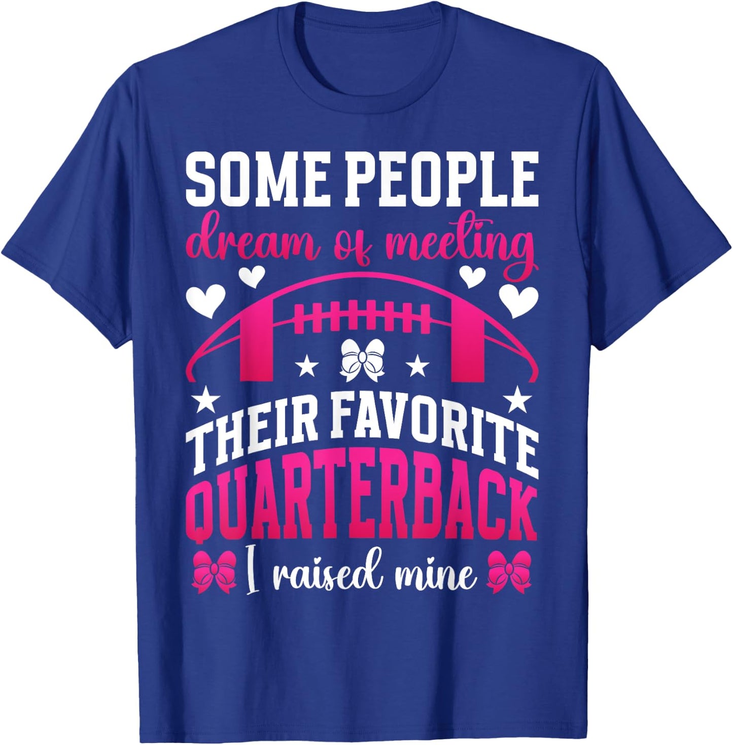 Favorite Quarterback Mom Of A Football Quarterback Mother T-Shirt - T-Shirt | Royal