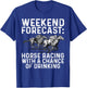 Cool Horse Racing Design Women Derby Horse Racing T-Shirt - T-Shirt | Royal