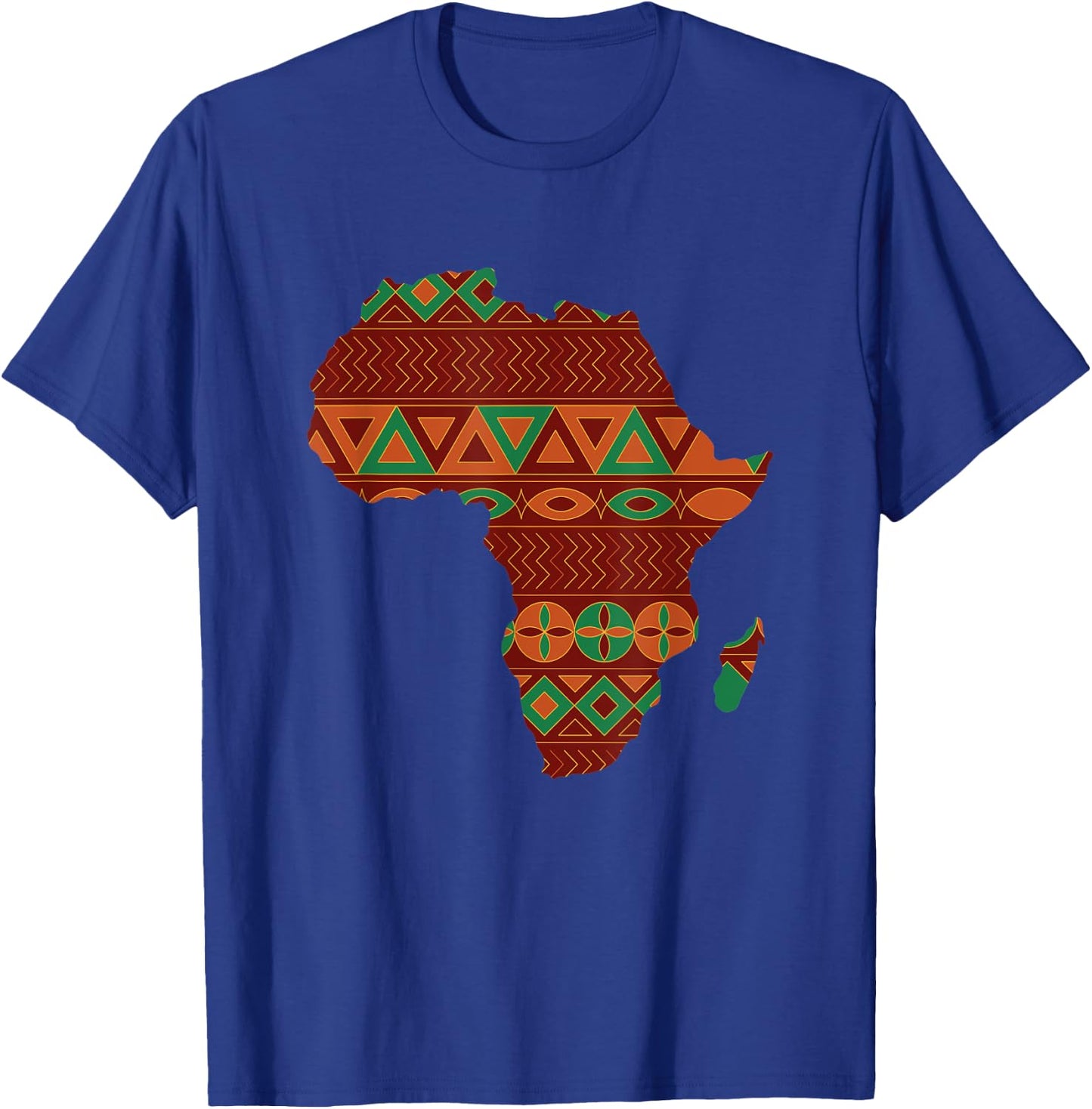 Proud Africa African Country Flags Continent Love T-Shirt - T-Shirt | Royal