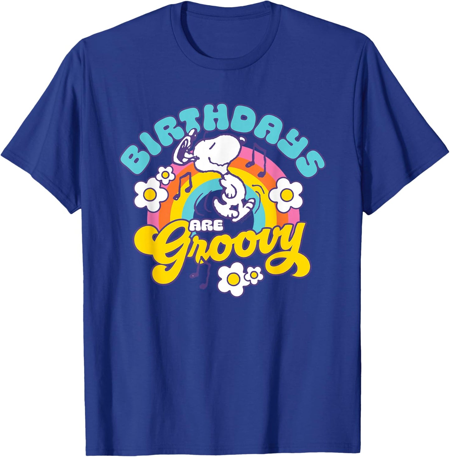 Peanuts - Birthdays are Great T-Shirt - T-Shirt | Royal