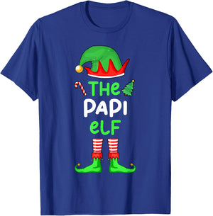I'm The Papi Elf Christmas Family Matching Pajama T-Shirt - T-Shirt | Royal