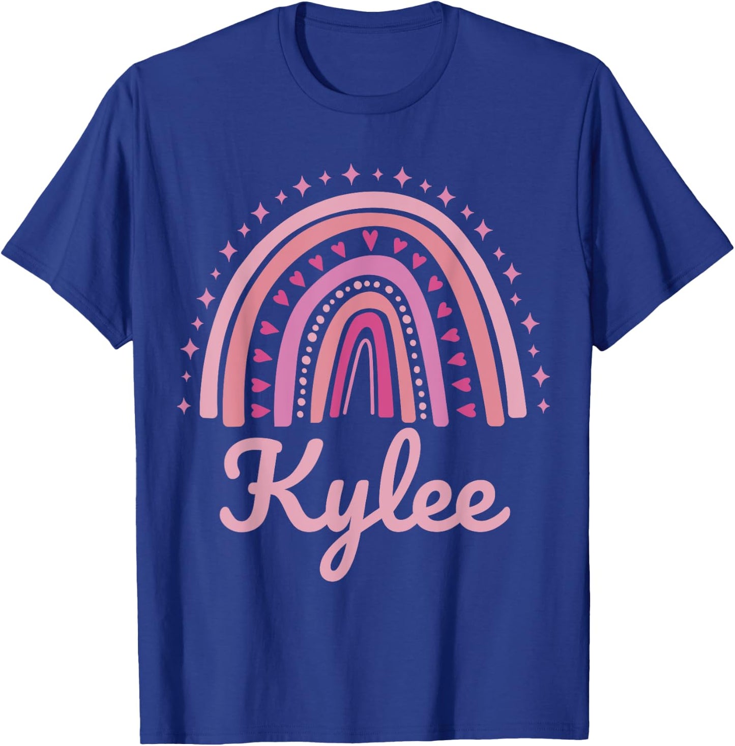Kylee Name Personalized Funny Women Pink Rainbow Kylee T-Shirt - T-Shirt | Royal