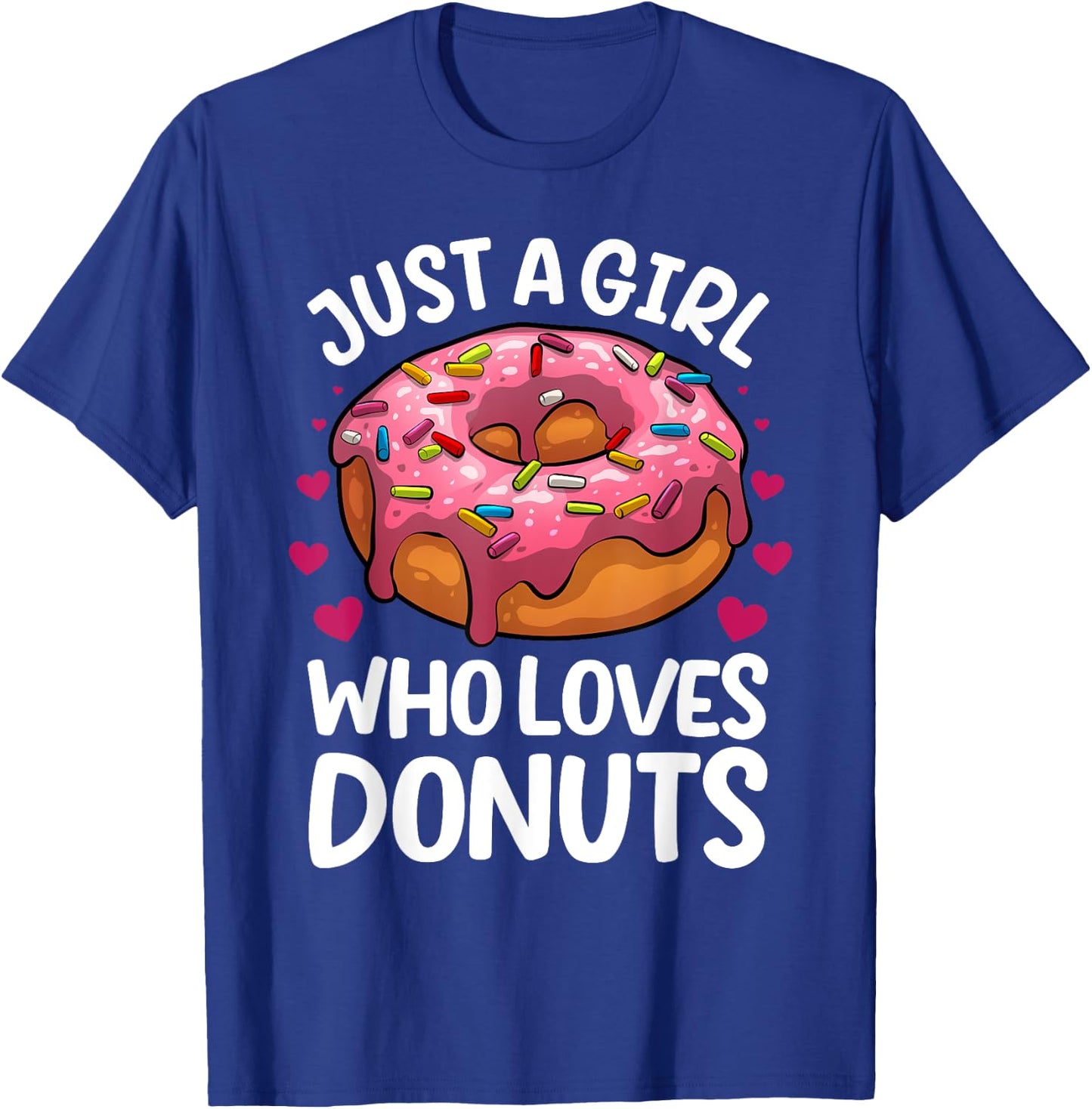 Donut Art Teen Girls Doughnut Dessert Donut Lover T-Shirt - T-Shirt | Royal