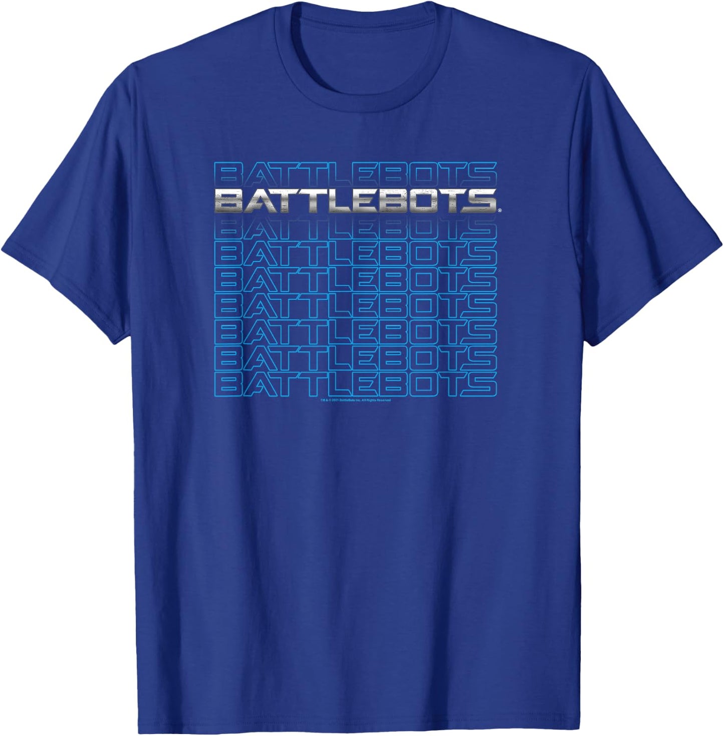 BattleBots Logo Text Stack T-Shirt - T-Shirt | Royal