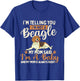 I'm Telling You I'm Not A Beagle - Dog Owner Puppy Lover T-Shirt - T-Shirt | Royal
