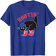 Rootin And Tootin Cowboy Cat Funny Animal T-Shirt - T-Shirt | Royal