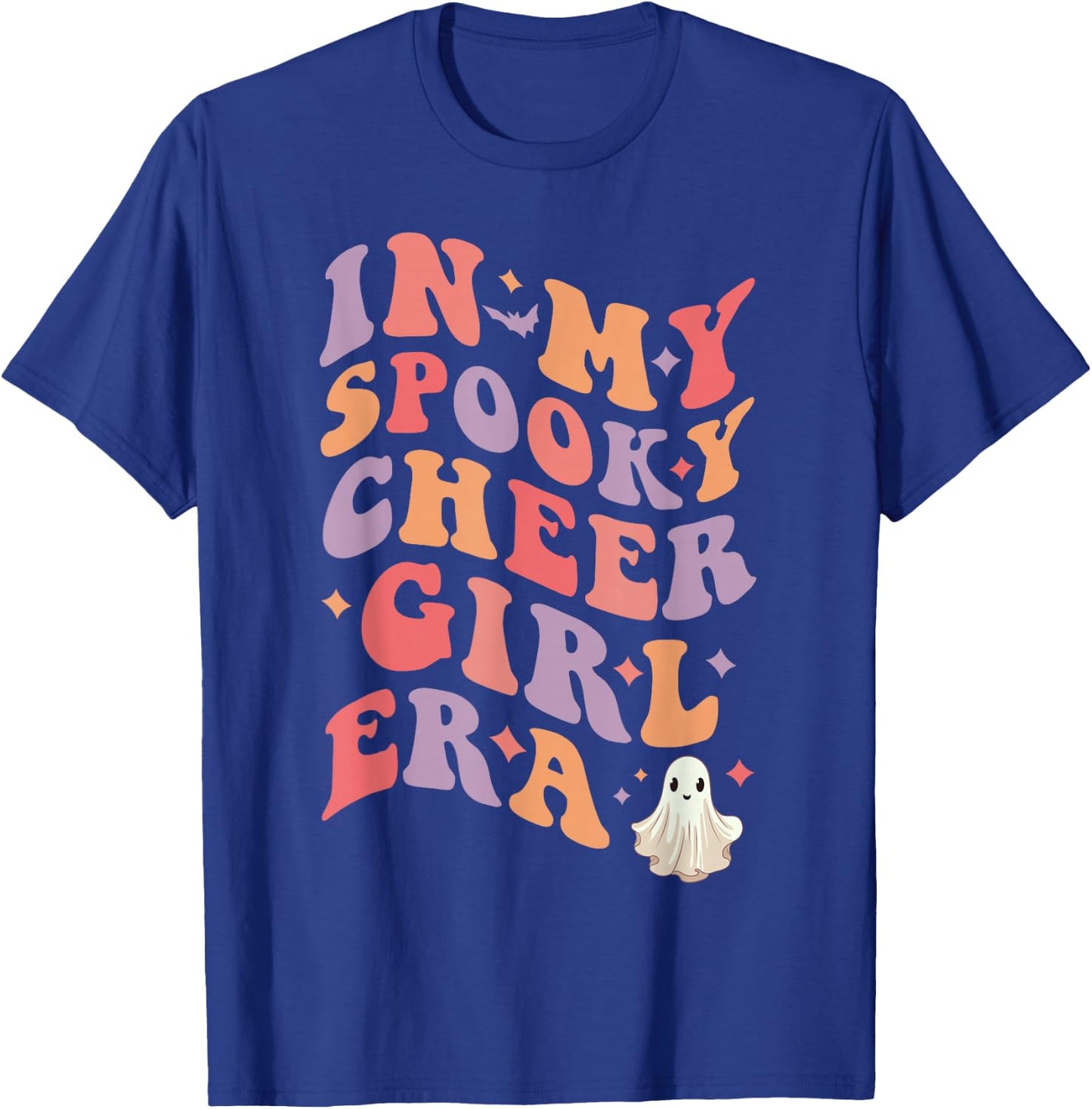 in My Spooky Cheer Girl Era Cheerleader Girl Woman Halloween T-Shirt - T-Shirt | Royal