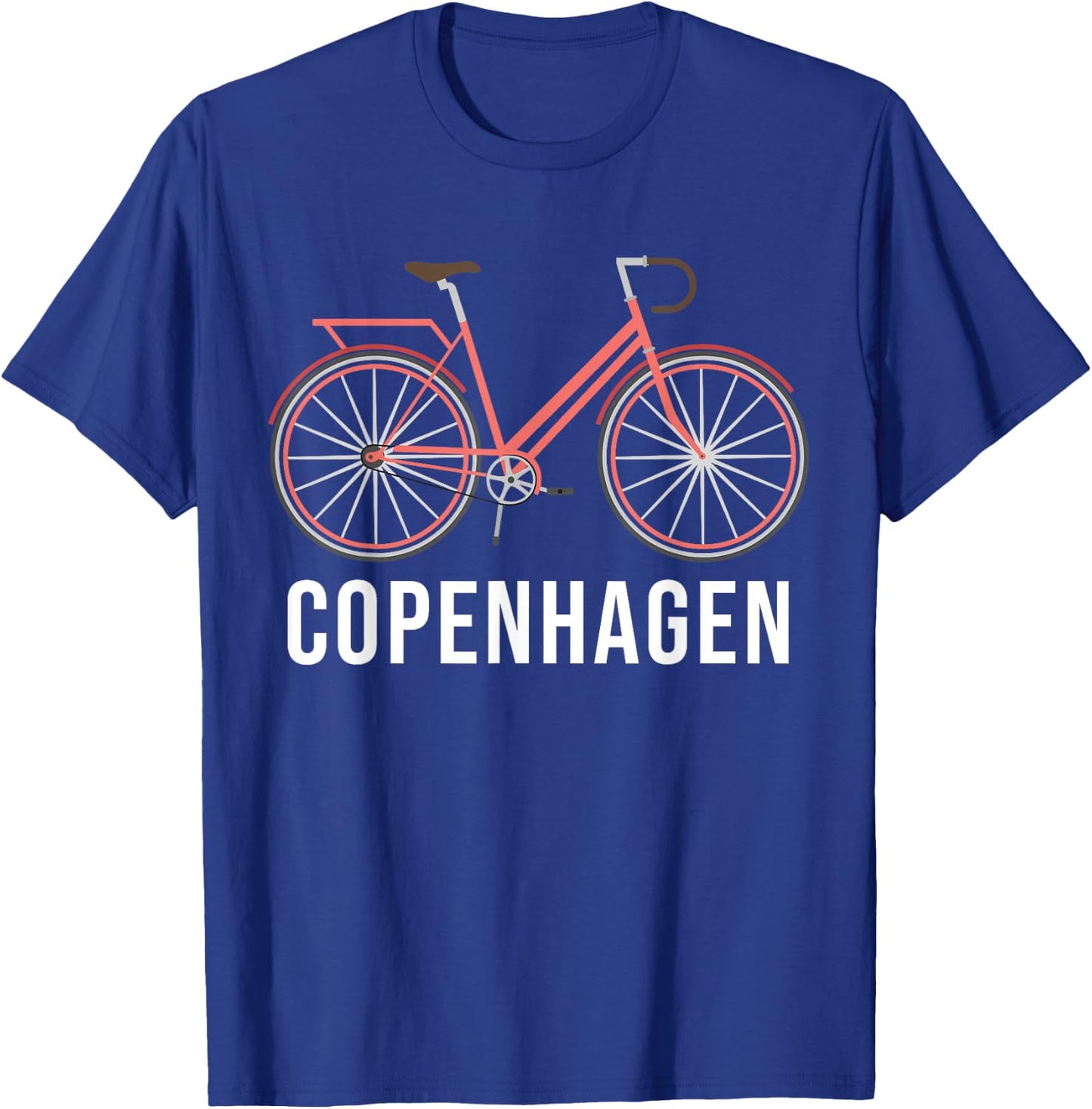 Denmark travel Copenhagen Bike design Souvenir Men T-Shirt - T-Shirt | Royal