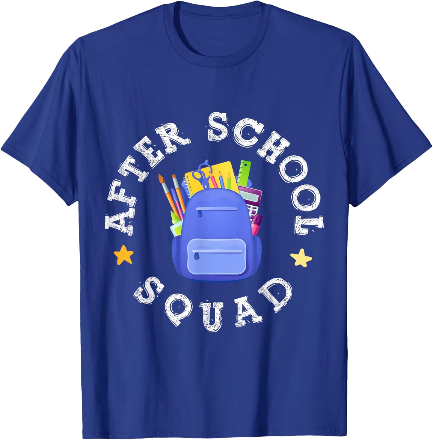 After School Squad Program Staff Appreciation Teacher T-Shirt - T-Shirt | Royal