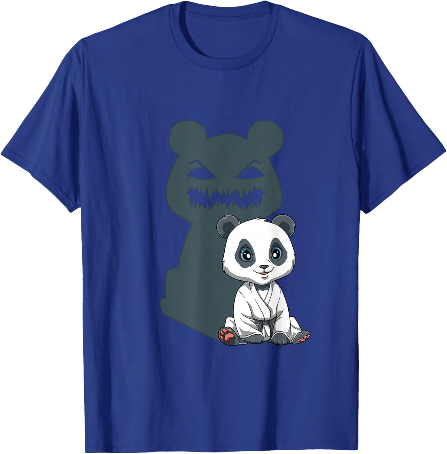 Funny BJJ Panda - Brazilian Jiu Jitsu Grappling T-Shirt - T-Shirt | Royal