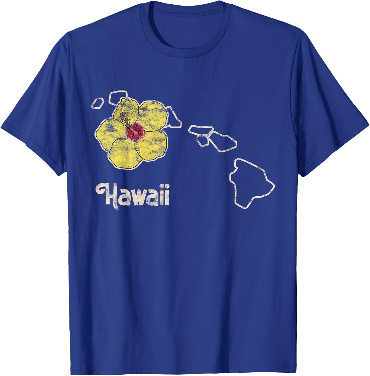 Hawaii Pua 'Ilima Flower Wildflower State T-Shirt - T-Shirt | Royal