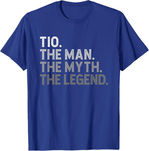 Tio The Man The Myth The Legend Funny Cool T-Shirt - T-Shirt | Royal