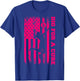 Dig For A Cure Breast Cancer Volleyball Pink American Flag Girls Kids Men T-Shirt - T-Shirt | Royal