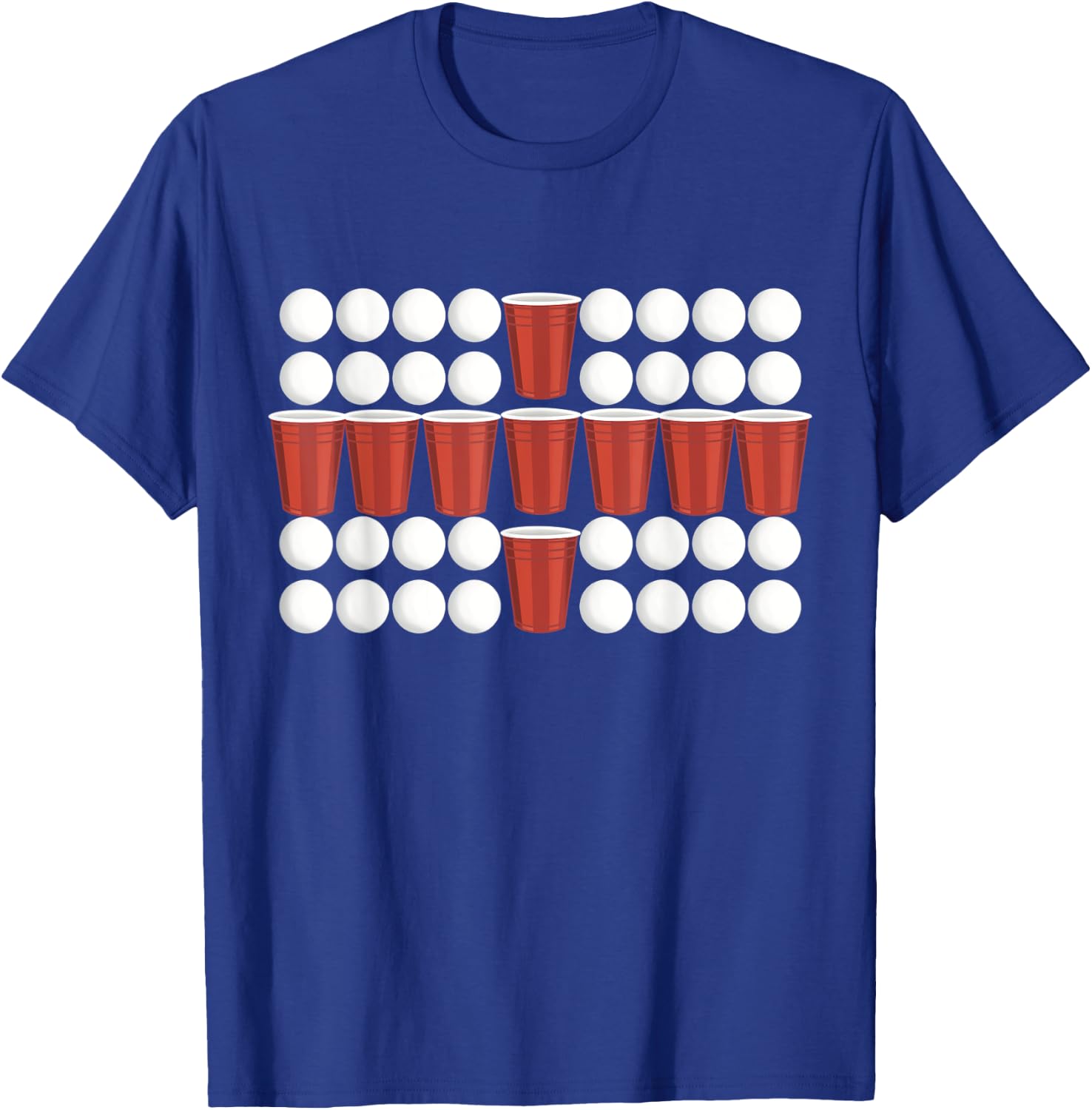 Beer Pong England Flag T-Shirt - T-Shirt | Royal