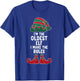 Oldest Sister & Brother Funny Christmas Elf Sibling T-Shirt - T-Shirt | Royal