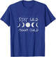 Boho Hippie Wiccan Wicca Moon Phases Stay Wild Moon Child T-Shirt - T-Shirt | Royal