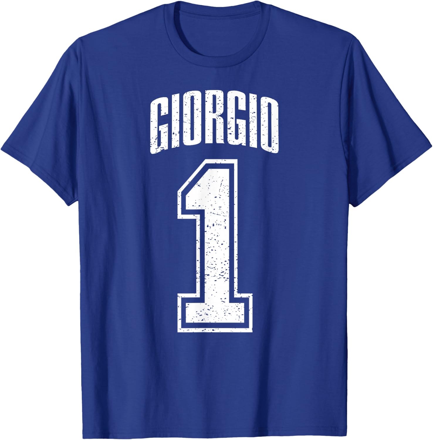 Giorgio Supporter Number 1 Greatest Fan T-Shirt - T-Shirt | Royal
